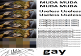 MUDA MUDA MUDA MUDA Useless Useless Useless Useless of highly questionable utility of highly questionable utility Of highly questionable utility Of highly questionable utility fundamentally and totally unnecessary, enough to have little to no impact on the world fundamentally and totally unnecessary, enough to have little to no impact on the world fundamentally and totally unnecessary, enough to have little to no impact on the world fundamentally and totally unnecessary, enough to have little to no impact on the world of extremely questionable use, and lacking of any kind of apparent utility, to the point where there doesn't seem to be any major difference between our current universe and an hypothetical parallel universe which would be an exact copy of our current universe if it wasn't for the fact that the thing my statement is commenting doesn't exist of extremely questionable use, and lacking of any kind of apparent utility to the point where there doesn't seem to be any major difference between our current universe and an hypothetical parallel universe which would be an exact copy of our current universe if it wasn't for the fact that the thing my statement is commenting doesn't exist of extremely questionable use, and lacking of any kind of apparent utility, to the point where there doesn't seem to be any major difference between our current universe and an hypothetical parallel universe which would be an exact copy of our current universe if it wasn't for the fact that the thing my statement is commenting doesn't exist of extremely questionable use, and lacking of any kind of apparent utility, to the point where there doesn't seem to be any major difference between our current universe and an hypothetical parallel universe which would be an exact copy of our current universe if it wasn't for the fact that the thing my statement is commenting doesn't exist gay