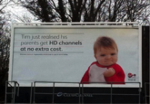 Tim just realised his parents get HD channels at no extra cost.