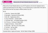 DISCUSSION What are the 10 most influential albums on your life? et Music やWhat are the 10 most influential albums on your life? (self,Music) 31 submitted 1 year ago by Reed498 What are the 10 most influential albums on your life? The albums in this list don't necessarily have to contain your favorite song of all time. Merely, it is a list of albums that you usually listen to from start to and also have had a big impact on different periods of your life. My list: 1. Green Day - American Idiot (2004) 2. Rise Against - Revolutions Per Minute (2003) 3. Blink-182 - Neighborhoods (2011) 4. A Day to Remember - Homesick (2009) 5. The Wonder Years -The Greatest Generation (2013) 6. All Time Low - So Wrong, It's Right (2007) 7. Angels and Airwaves I-Empire (2007) 8. Fall Out Boy - Take This To Your Grave (2003) 9. The Killers - Hot Fuss (2004) 10. Nirvana - In Utero (1993) Honorable Mention: Angels and Airwaves - We Don't Need to Whisper (2006)