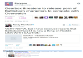 Porygon @PorygonNews Gearbox threatens to release p--- of Battleborn characters to compete with Overwatch RETWEETS LIKES ,000 1,256 6:00 PM - 28 May 2016 Randy Pitchford @DuvalMagic Follow VERY NSFW, but I have received reports that Battleborn Rule34 is now a thing on Reddit. LINK WITH CAUTION BattlePorn . /r/BattleBornRule34 N---------- about BattleBorn characters reddit.com RETWEETS LIKES 52 6:42 PM-16 Jan 2017 reddit bonstuwuss m Overwatch is Betterseltsa ubmitted an hour ago by RandyochucksDang NSFWcomment share This is pathetic, Randy. (youtube.com NSFW 2COmments share