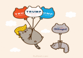 TRUMP UMP MAE AMERICA GREAT ACA TRU READY FOR Shlonged Pusheen.com