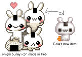 Gaia's new item onigiri bunny icon made in Feb