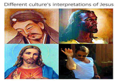Different culture's interpretations of Jesus