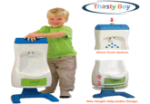 Thirsty Boy Work Flush System Rite-Height Adjustable Design
