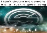 i can't drown my demons it's a f----- good song