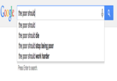 Google the poor should the poor should the poor should die the poor should stop being poor the poor should work harder Press Enter to search.