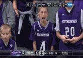 ORTHWESTERN 20 あ4 it NOT 52 JOONZAGA 63 2ND 7:36 85 US