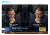 Two Teds @Mobute SEN. TED CRUZ R-Texas SEN. CRED TUZ R-Texas preme ourt Senate Judiciary Committee , Hart Office Buildin CSPAN3 UPS&Confirmation C-span.org cspa