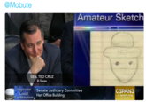 Amateur Sketch @Mobute Amateur Sketch SEN. TED CRUZ R-Texas Supreme Senate Judiciary Committee Confirmation, Hart Office Building GSPAN3 ss C-span.org @cspan