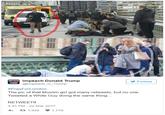 impeach Donald Trump @ImpeachーD. Trump y Follow TRUMP #PrayForLondon The pic of that Muslim girl got many retweets, but no one Tweeted a White Guy doing the same thing RETWEET!! 4:41 PM 22 Mar 2017 わ다 1.992 1.779