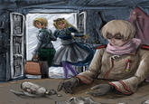 Everyone is long gone on Russia's big, lonely, cold home.