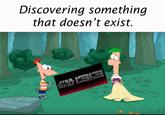 Discovering something that doesn't exist,