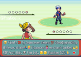 Pokemon Athlete Faint? My team never sleeps 1 Steady grinding. Ahile you chase?、 Zigazoons we chasin badgeslae RIP Prof. lak. Fam lst.. Blaziken 4:20