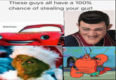 These guys all have a 100% chance of stealing your gurl kerchoo