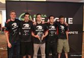 Left to right

Tyler 'Skadoodle' Lathan
Joshua 'Steel' Nissan
Sam 'DaZeD' Marine
Kevin 'AZK' Lariviere
Braxton 'swag' Pierce