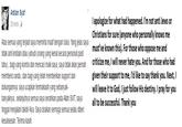 Ardian Syaf 29 mins I apologize for what had happened. I'm not anti Jews or Christians for sure (anyone who personally knows me must've known this). For those who oppose me and Atas semua yang terjadi saya meminta maaf dengan tulus. Yang jelas saya tidak anti kristiani atau yahudi (orang yang kenal secara personal pasti tahu)..bagi yang kontra dan mencaci maki saya, saya tidak akan pernah criticize me, I will never hate you. And for those who had membenci anda...dan bagi yang telah memberikan support dan dukungannya, saya ucapkan terimakasih yang sebanyak- banyaknya...selanjutnya semua saya serahkan pada Allah SWT, saya tinggal menjalani takdir-Nya. Saya doakan semoga semua selalu diberi kesuksesan. Terima kasih given their support to me, I'd like to say thank you. Next, I will leave it to God, I just follow His destiny. I pray for you all to be successful. Thank you