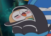 Rowlet, the Anti-Nebby. He keeps going in the bag so he must be the Anti-Nebby.