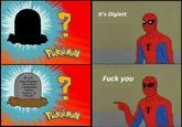 It's Diglett F--- you Ben Parker *BELOVED NHUSBAND, Father Figure, & Friend