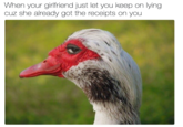 GF Keep On Lyin When your girlfriend just let you keep on lying cuz she already got the receipts on you