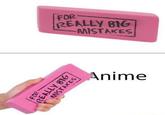 FOR REALLY BIG AMISTAKES のAnime