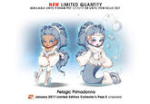 NEW LIMITED QUANTITY AVAILABLE UNTIL 9:59AM PST 1/17/17 OR UNTIL ITEM SELLS OUT Pelagic Primadonna January 2017 Limited Edition Collector's Pass 5 unsealed