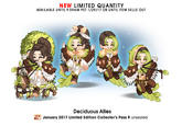 NEW LIMITED QUANTITY AVAILABLE UNTIL 9:59AM PST 1/29/17 OR UNTIL ITEM SELLS OUT Deciduous Allies January 2017 Limited Edition Collector's Pass 9 unsealed