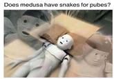 Does medusa have snakes for pubes?