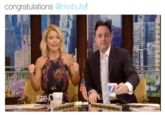 congratulations @mobute! live kelly