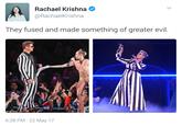Rachael Krishna @RachaelKrishna They fused and made something of greater evil MPNCIAKM-GSI 6:28 PM 22 May 17