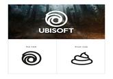 UBISOFT Top view Front view