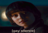[gay silence]