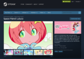 Install Steam login l language STEAM STORE COMMUNITY ABOUT SUPPORT Your Store Games ▼ Software ▼ Hardware ▼ Videos , News search the store All Streaming Videos > Space Patrol Luluco Space Patrol Luluco Community Hub SPACE PATR Luluco is a normal junior high school girl whose father is a detective at the space patrol. One day, she visits the Ogikubo branch of the space patrol to save her father who is suddenly frozen. But she happens to be assigned as a space patrol by the chief director Overjustice User reviews OVERALL: 4 user reviews Release Date: 21 Jun, 2017 Popular user-defined tags for this product: Anime Episodic