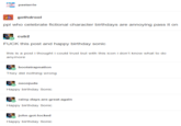 pastarrie gothdrool ppl who celebrate fictional character birthdays are annoying pass it on cub2 F--- this post and happy birthday sonic this is a post i thought i could trust but with this icon i don't know what to do anymore bootstrapnation They did nothing wrong neonjude Happy birthday Sonic rainy-days-are-great-again Happy birthday Sonic john-got-locked Happy birthday Sonic