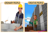 ORDINARY PEOPLE CREATIVE PEOPLE