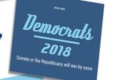 DCCC ORG 2018 Donate or the Republicans will win by more