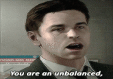 You are an unbalanced