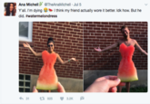 Ana MichellTheAnaMichell Jul 5 Y'all. I'm dying I think my friend actually wore it better. Idk how. But he did. #watermelondress