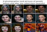 A photographer took pictures of people before and after she called them beautiful by simply-popstar