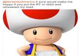 @NintendoAmerica it sure would make me hoppy if you put the RI in ribbit and retweeted my toad.