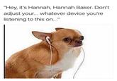 Hey it's Hannah, Hannah Baker "Hey, it's Hannah, Hannah Baker. Don't adjust your... whatever device you're listening to this on..."