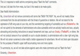 This is in response to reddit admins complaining about "Bash the Fash" comments. And yes I did leak this from meta, but f--- it this needs to be made public. Dear Reddit Administration: No, r/anarchism will not remove comments with terms like "BASH THE FASH". No, we will not meekly follow commands from the site administration with the threat of quarantine or deletion. We will not stand for the oppression of left wing subs on your site, and the overwhelming targeting of subreddits such as r/RiotsAreFun. We will not submit to the demands of administrators who allow subreddits which are actively hostile and toxic, actually advocating and providing instructions on sexual harassment and r---, such as r/Incels, r/TheRedPill, or others. We will not conduct censure of our subreddit on such a double standard, to administrators with a clear right wing bias. We will not censor ourselves to allow reddit a better appearance for advertisers. We will not block open discussion for the purposes of Reddit's upper staff accumulating more and more capital. To summarize, no, we will not take actions against users who make comments such as "Bash the Fash." Sincerely, r/Anarchism.