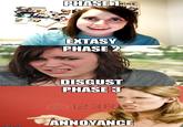 PHASE1 ina EXTASY PHASE 2 imgilip.com DISGUST PHASE 3 imtlip.com 23RS ANNOYANCE imgflip.com