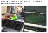 Me excited for summer vs me after 2 months of summer Shitheadsteve Ad Cb