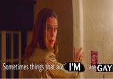 Sometimes things that are I'M are GAY