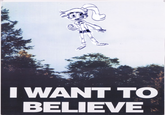 I WANT TO BELIEVE