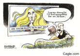 I never thousht I'd feel sympáthy for an airrline.. ANN COULTER BLASTS DELTA SEAT MIXUP MAROULIES ww. Jimnymarj" amNEMW magulies.com Cagle.com