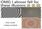 OMG I almost fell for these illusions Your crush texing you back