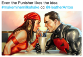 Even the Punisher likes the idea #makeminemilkshake cc @HeatherAntos