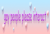 gay people please interact