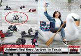 0 05 BREAKING NEWS Unidentified Hero Arrives in Texas A mysterious hero has been spotted handing out cans of soda to victims LIVE cnn